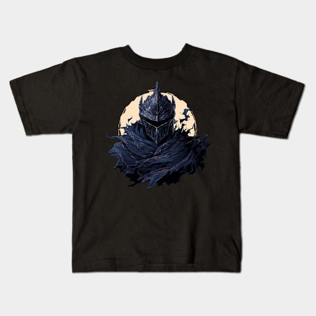 dark soul Kids T-Shirt by dorapeterx